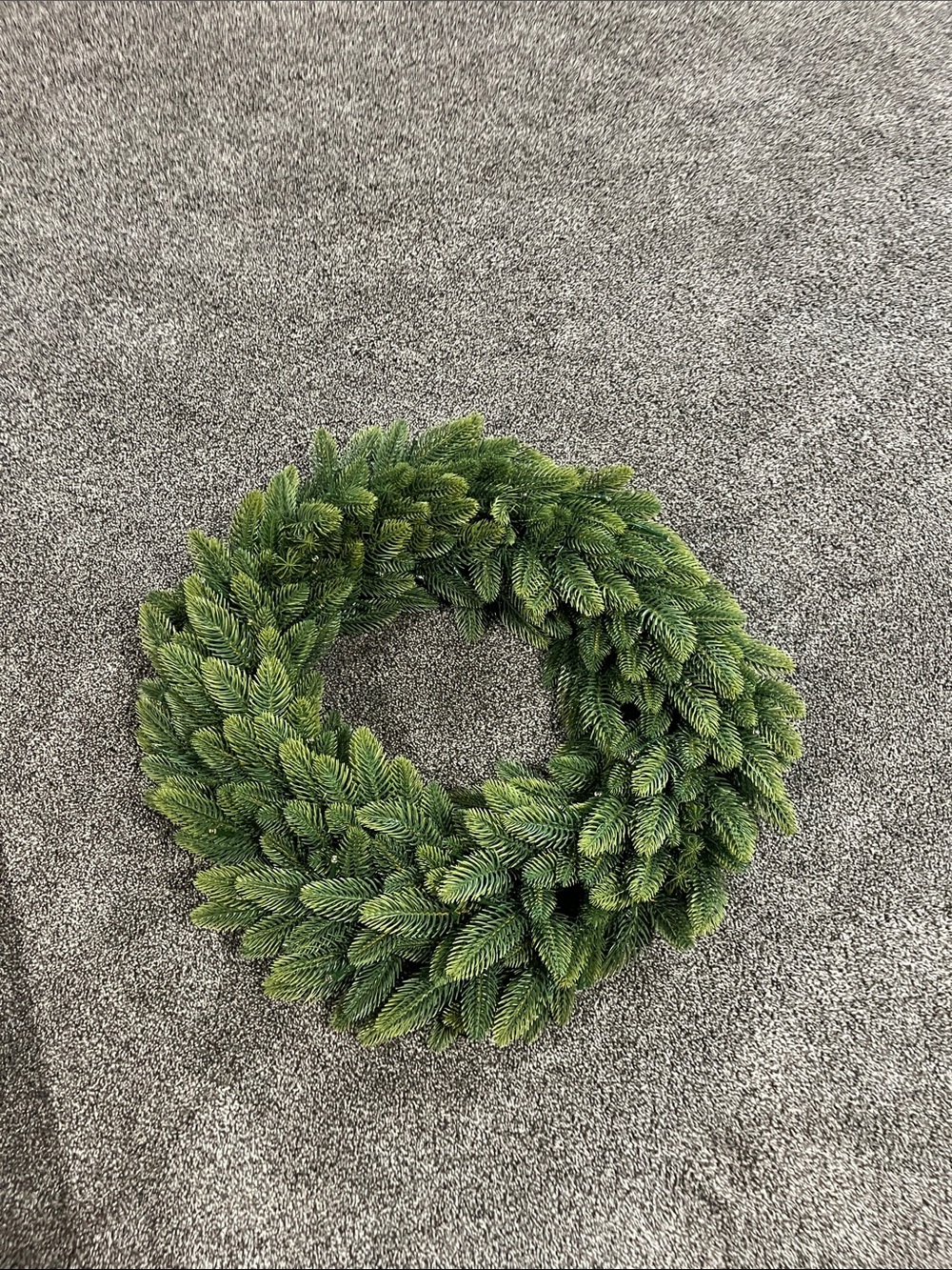 Bethlehem lights wreath.
